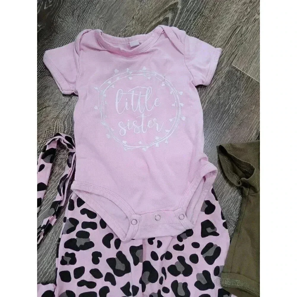 Shein Baby girl clothing outfits camo daddys girls size 6-12 months‎